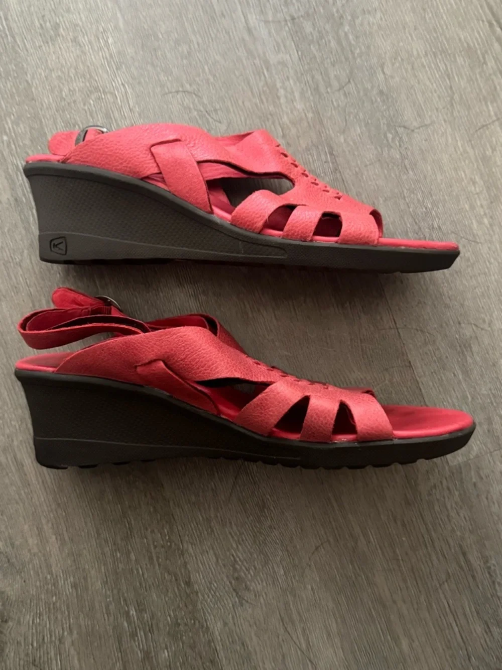Keen Elizabeth Leather Wedge Sandal